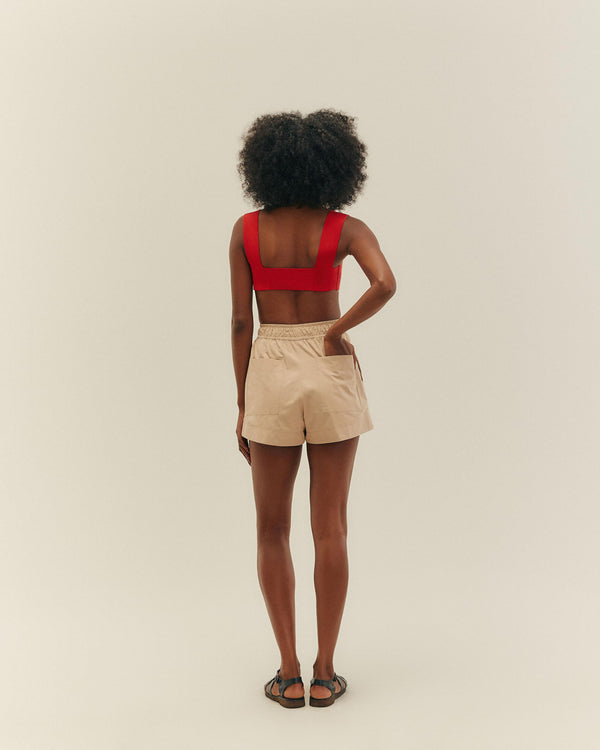 KNIT AMANDA TOP RED SHIFT